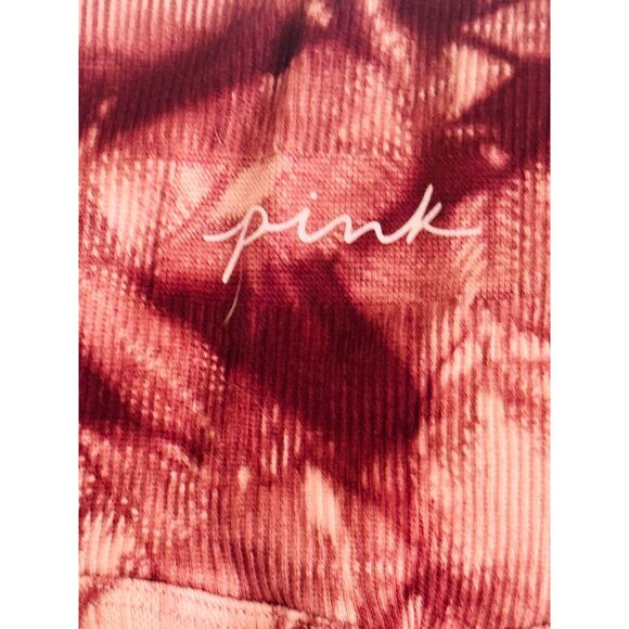 NWT Pink Active Tie-Dye Ribbed Leggings Size L - Picture 6 of 9